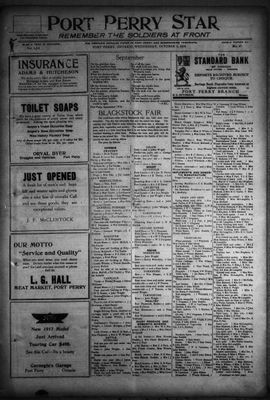 Port Perry Star, 4 Oct 1916