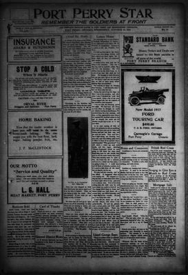 Port Perry Star, 25 Oct 1916