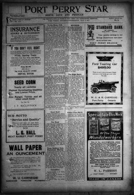 Port Perry Star, 9 May 1917