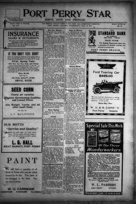 Port Perry Star, 16 May 1917