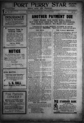 Port Perry Star, 18 Oct 1917