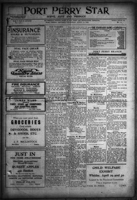 Port Perry Star, 11 Apr 1918