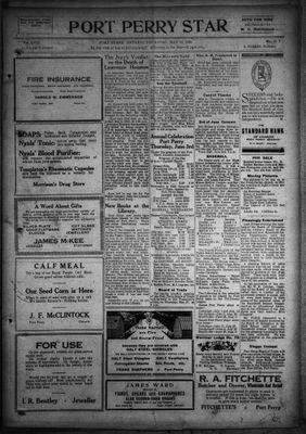 Port Perry Star, 20 May 1920