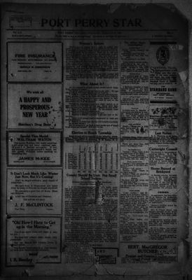 Port Perry Star, 6 Jan 1921