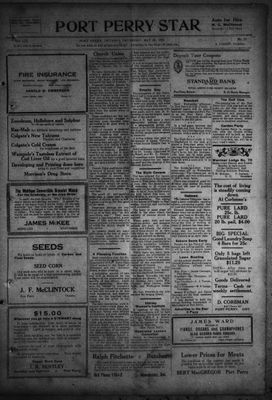 Port Perry Star, 26 May 1921