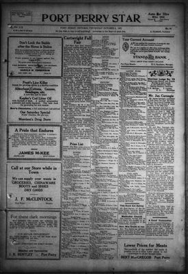 Port Perry Star, 6 Oct 1921