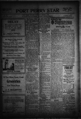 Port Perry Star, 2 Mar 1922