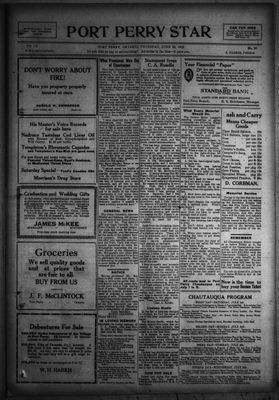 Port Perry Star, 29 Jun 1922