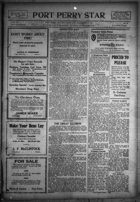 Port Perry Star, 9 Nov 1922