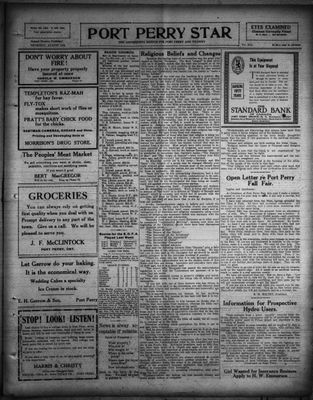 Port Perry Star, 13 Aug 1925