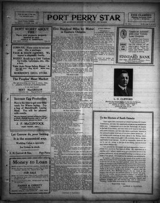 Port Perry Star, 22 Oct 1925