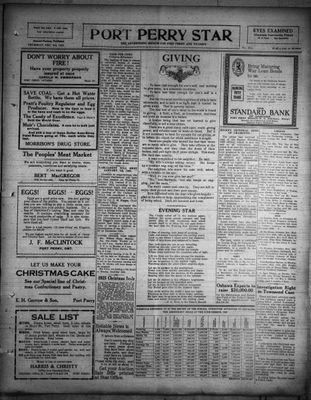 Port Perry Star, 3 Dec 1925