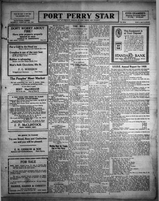 Port Perry Star, 18 Feb 1926