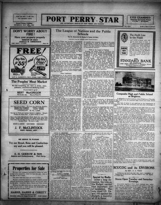 Port Perry Star, 20 May 1926