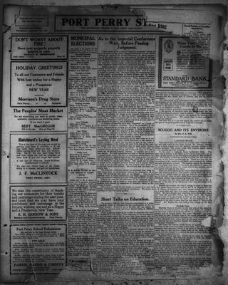 Port Perry Star, 6 Jan 1927