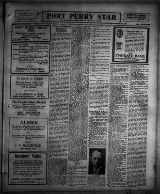 Port Perry Star, 6 Oct 1927