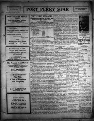 Port Perry Star, 10 Jan 1929