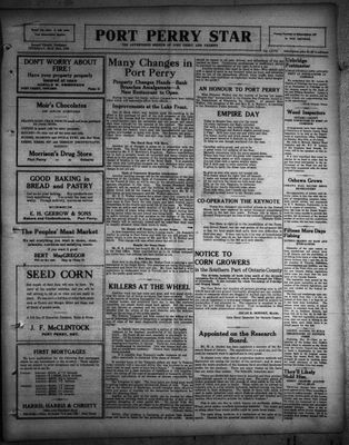 Port Perry Star, 23 May 1929