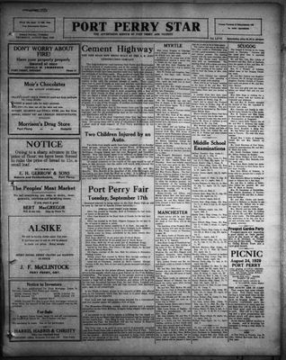 Port Perry Star, 22 Aug 1929