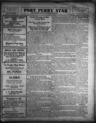 Port Perry Star, 3 Oct 1929