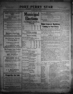 Port Perry Star, 9 Jan 1930