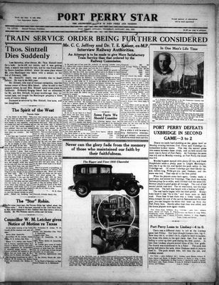 Port Perry Star, 15 Jan 1931