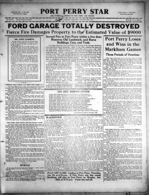 Port Perry Star, 22 Jan 1931