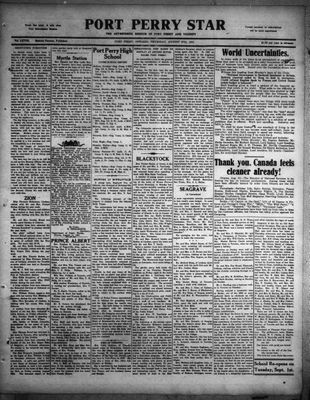 Port Perry Star, 27 Aug 1931