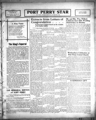 Port Perry Star (1907-), 30 Jan 1936