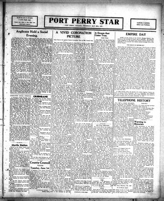 Port Perry Star (1907-), 20 May 1937