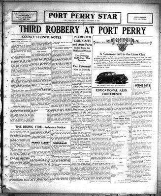 Port Perry Star (1907-), 9 Dec 1937