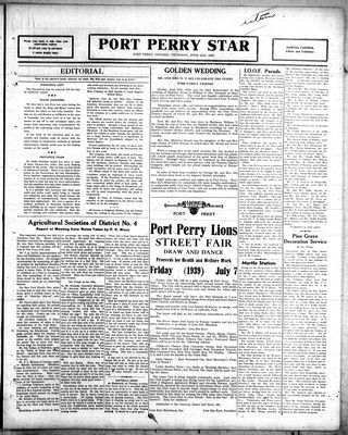 Port Perry Star (1907-), 22 Jun 1939