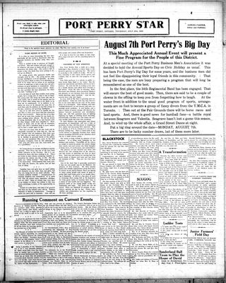 Port Perry Star (1907-), 20 Jul 1939