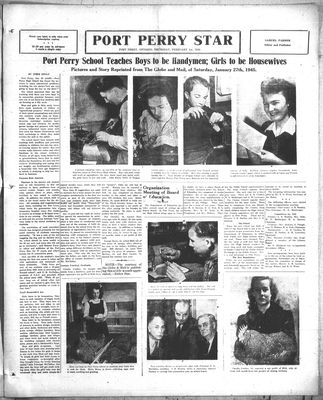 Port Perry Star (1907-), 1 Feb 1945