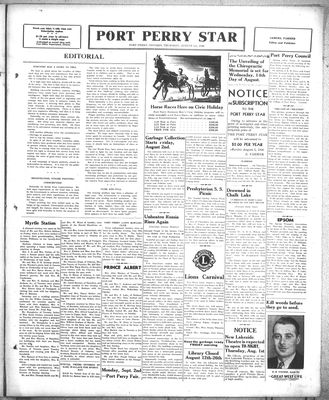 Port Perry Star (1907-), 1 Aug 1946