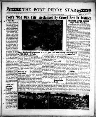 Port Perry Star (1907-), 9 Sep 1954