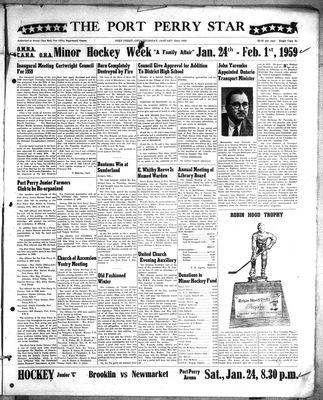 Port Perry Star (1907-), 22 Jan 1959