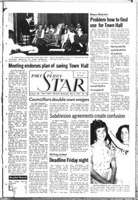 Port Perry Star, 8 May 1974