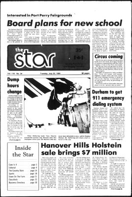 Port Perry Star, 23 Jul 1985