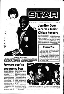 Port Perry Star, 18 Feb 1986