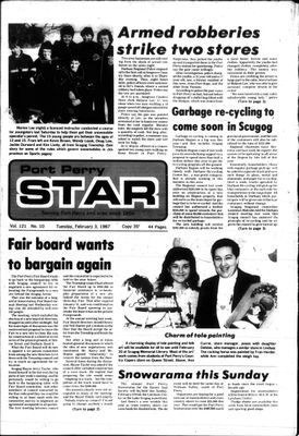 Port Perry Star, 3 Feb 1987