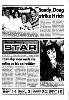 Port Perry Star, 23 Feb 1988