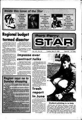 Port Perry Star, 10 May 1988