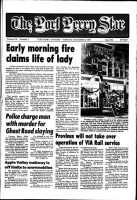 Port Perry Star, 5 Dec 1989