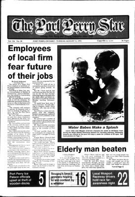 Port Perry Star, 11 Aug 1992