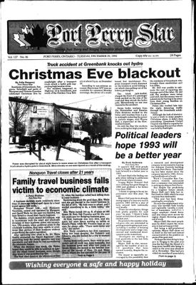 Port Perry Star, 29 Dec 1992