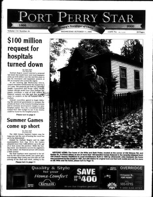 Port Perry Star, 11 Oct 2000