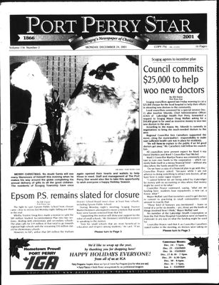 Port Perry Star, 24 Dec 2001