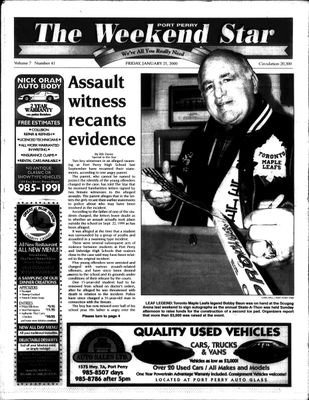 Port Perry Weekend Star, 21 Jan 2000