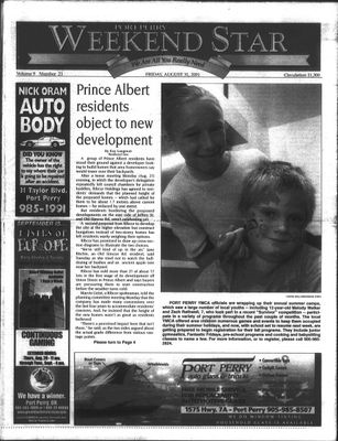 Port Perry Weekend Star, 31 Aug 2001